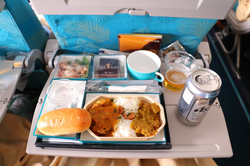 スリランカ航空　機内食