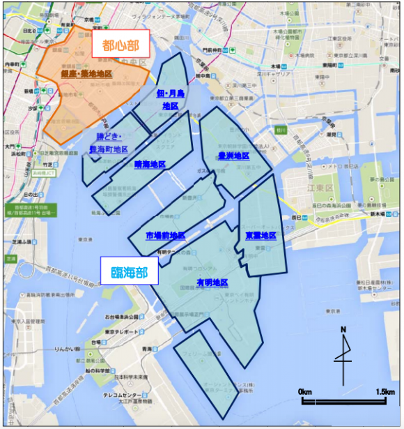 中央区　臨海地域地下鉄構想
