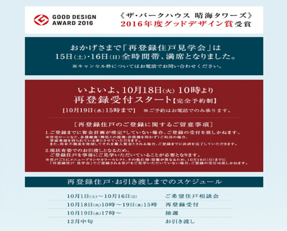 ザ・パークハウス 晴海タワーズ ティアロレジデンス